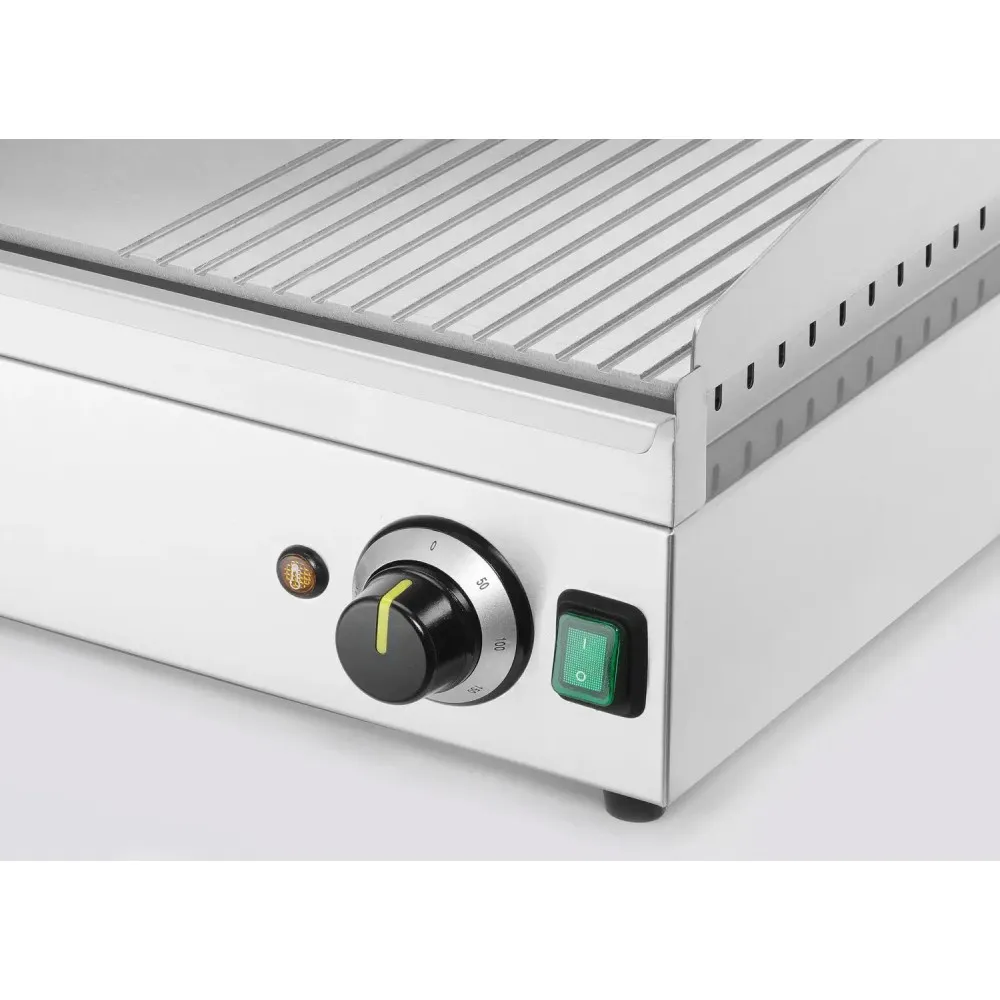 1/3 Grooved Electric Grill Plate