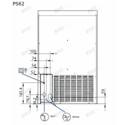 Ice maker PS62, 60kg/24h
