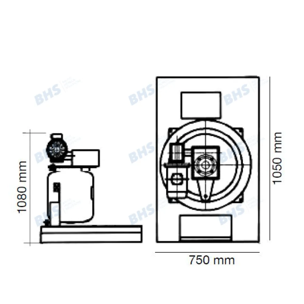 SC2TN-S Ice Maker - 2000kg/24h Flake Production