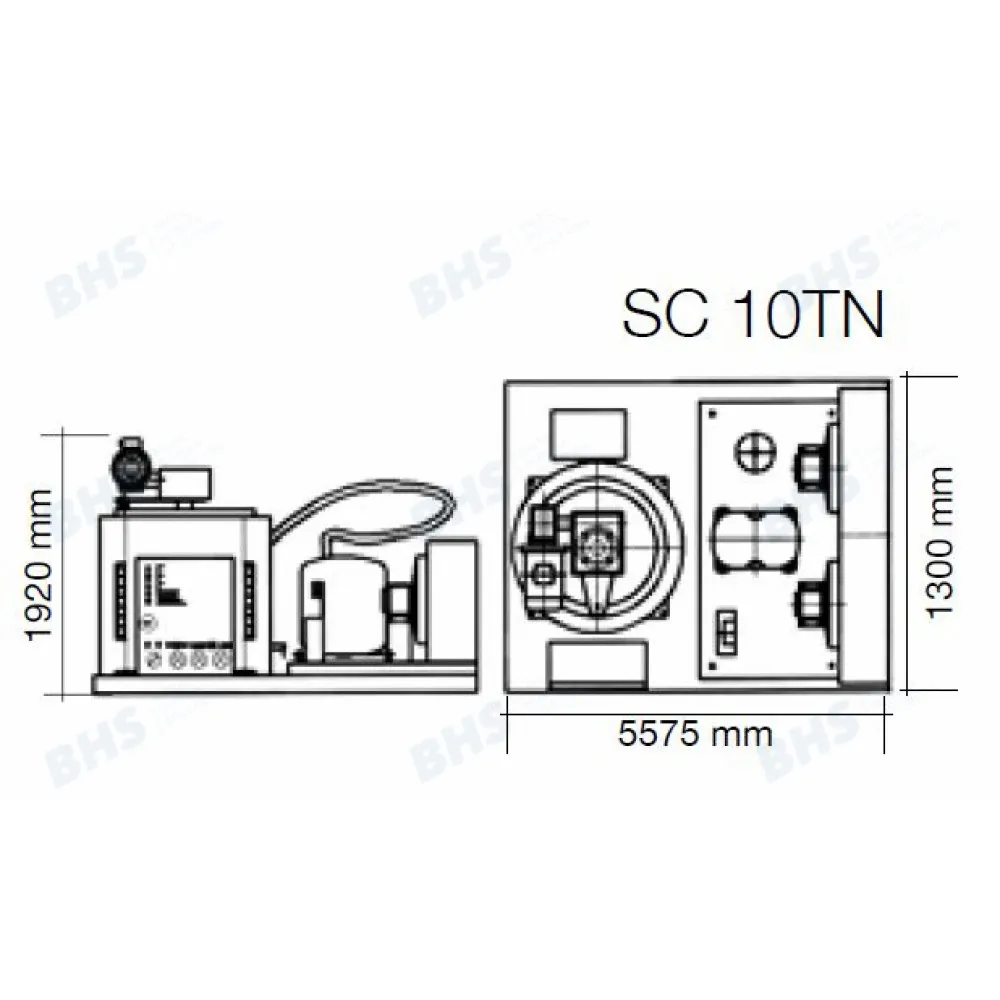 Industrial Flake Ice Maker SC10TN Industrial Flake Ice Maker SC10TN