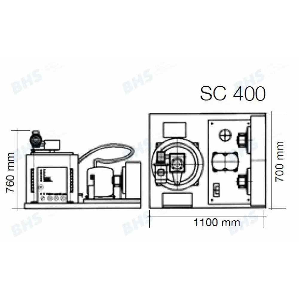 SC400 Flake Ice Production Machine