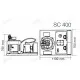 SC400 Flake Ice Production Machine