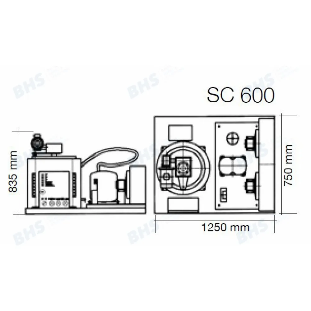SC600 Flake Ice Machine - 600kg/24h SC600 Flake Ice Machine - 600kg/24h