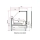 Vitrine Réfrigérée INNOVA DEEP ICE 1400 mm
