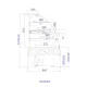 JAMAIKA 1400 mm Confectionery Showcase