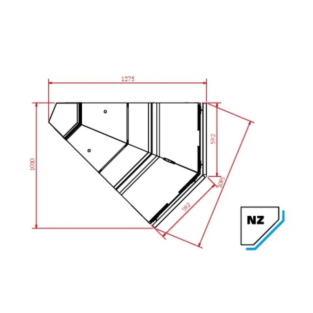 PROXIMA NZ45 REMOTE Ārejais stūris
