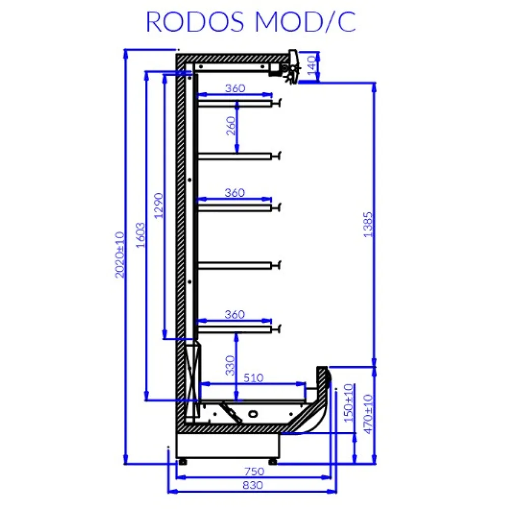 Vitrine RODOS 1.0 REMOTE - Édition Premium