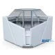 Vitrīna SAMOS DEEP NW REMOTE - stūra modelis 1340 mm Vitrīna SAMOS DEEP NW REMOTE - stūra modelis 1340 mm