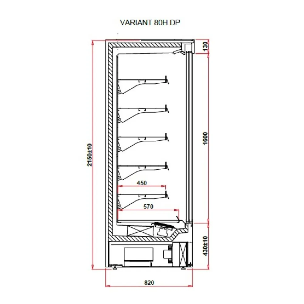 Vitrine VARIANT 80H - Performance Optimale
