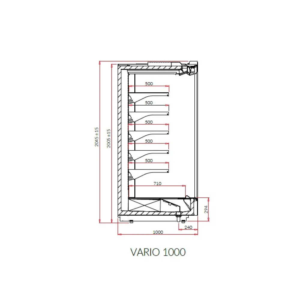 Витрина VARIO 100L REMOTE для вашего бизнеса