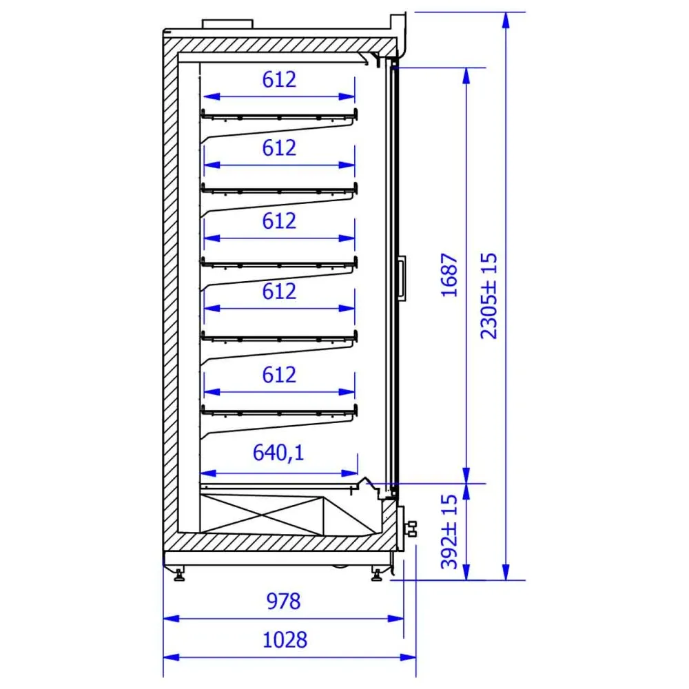 VARIO M 2823L Showcase Freezer