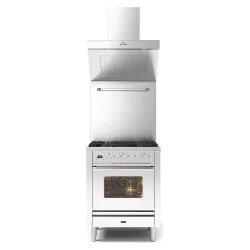 Plīts ar cepeškrāsni Professional Plus 70 cm  P07WE3  4 degļi