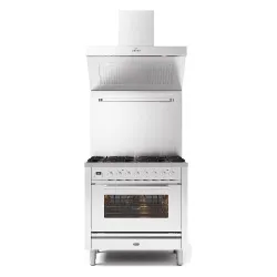 Plīts ar cepeškrāsni Professional Plus 90 cm PI096WE3 indukcijas