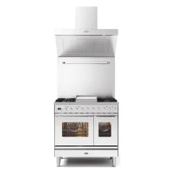 Plīts ar cepeškrāsni Professional Plus 900 mm PDI096WE3 indukcijas