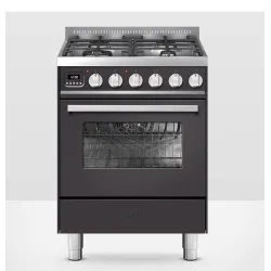 Plīts ar cepeškrāsni Pro Line  60 cm L06WM3 4 degļi