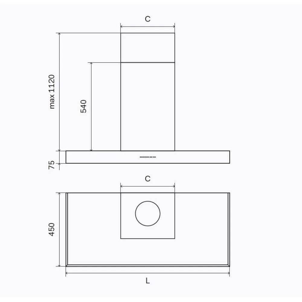 ILVE Pro Line 90 cm orkaite su indukcine virykle LDBI09WM3
