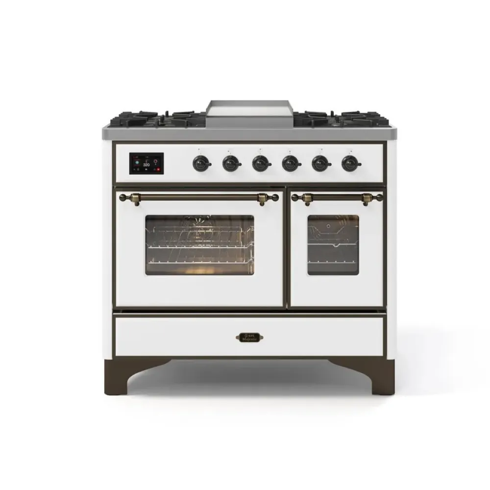 Ilve Majestic Milano MD10FDNE3 - Cuisinière 100 cm avec Double Four