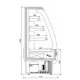 Versatile PICCOLI 900mm Display Cooler