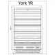 YORK 100/70 Premium Display Case