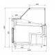 SEVILLA 1330 mm Meat Display Case