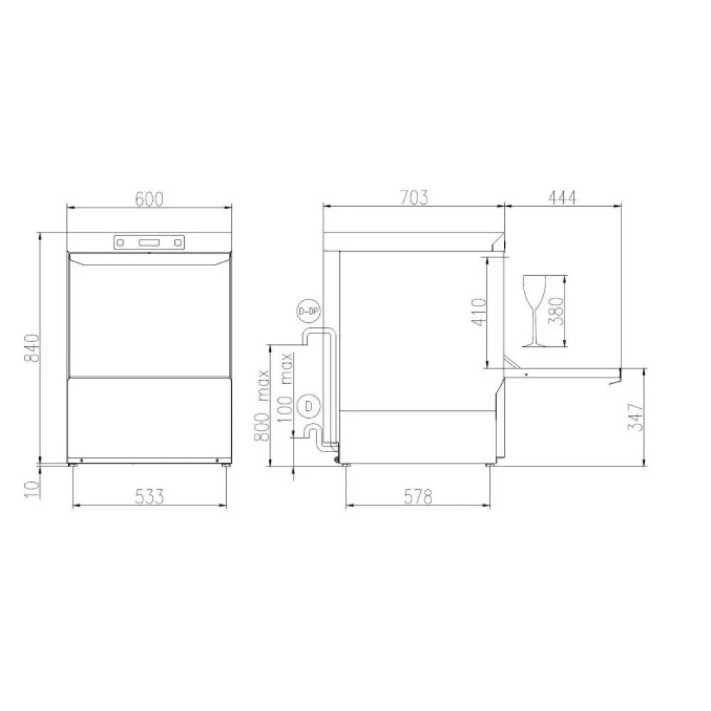Indaplovė SK 60E, 500x600mm - Efektyvus Sprendimas