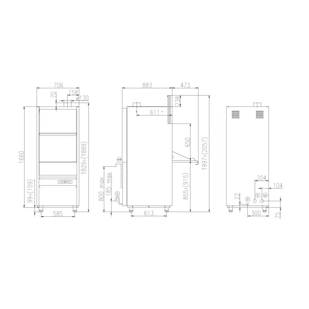 Indaplovė 565x690mm EASY UK 55/65