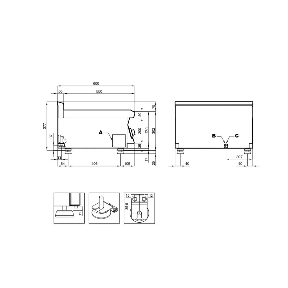 Casserole Électrique 20L BRF-64ETX pour Yachts