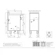Heavy-Duty Electric Galley Stove with Oven Model CF6-610ETX