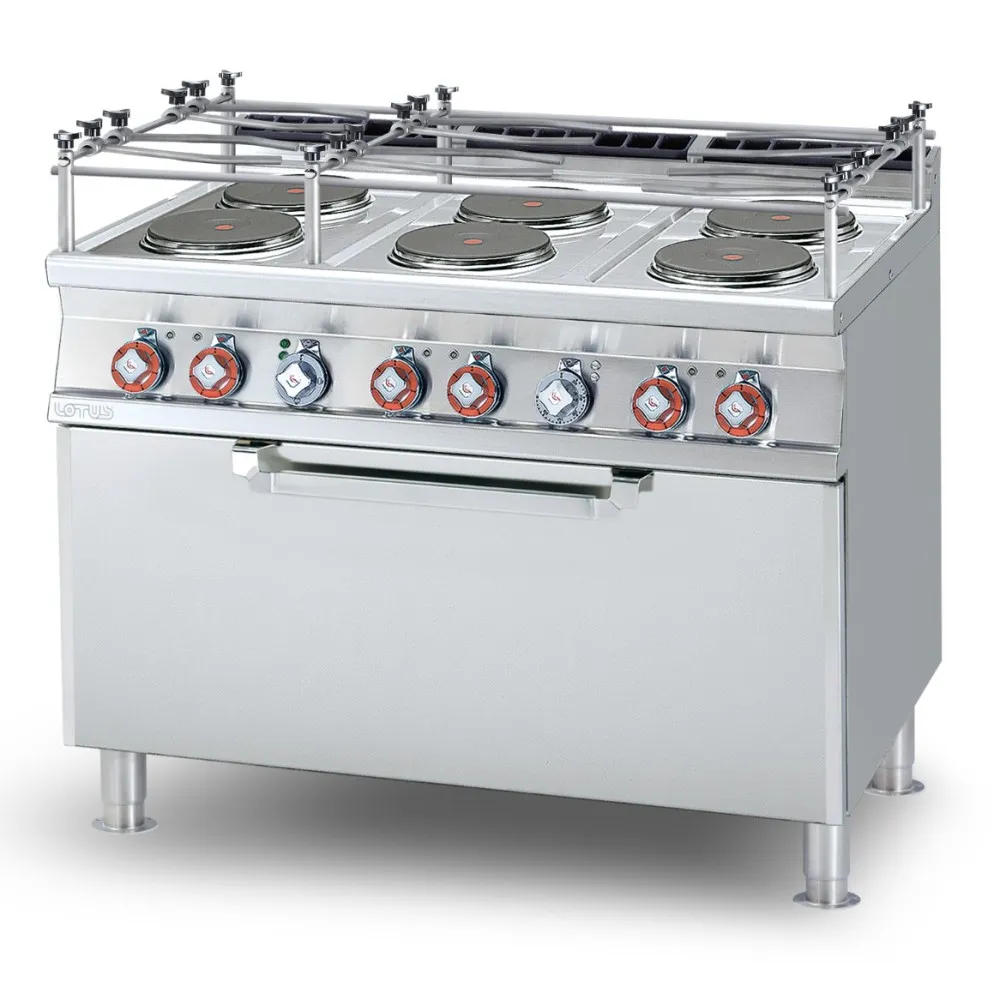 Professional Electric Cooking Range for Marine Use - Model CF6-712ETX