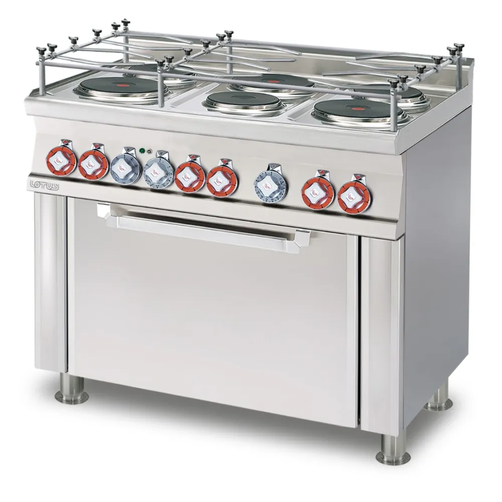 Heavy-Duty Electric Galley Stove with Oven Model CF6-610ETX