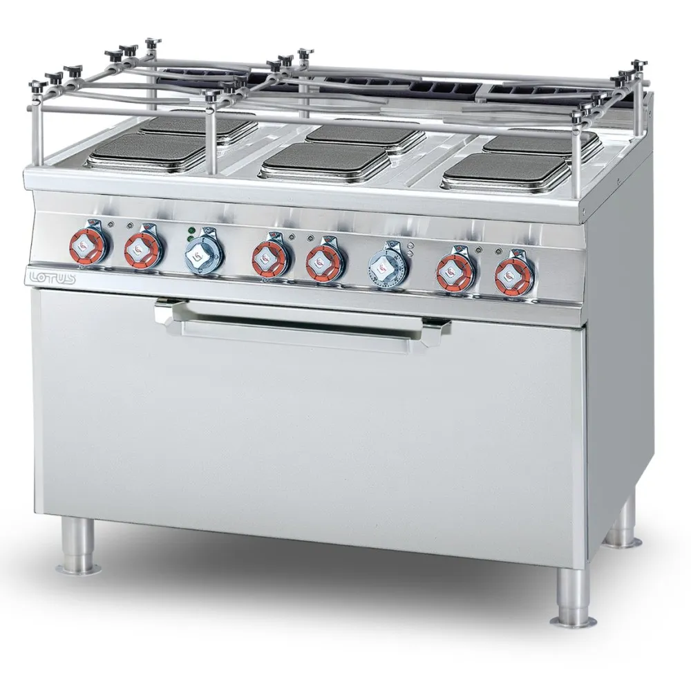Professional Electric Range with Oven for Marine Use - CFQ6-712ETX