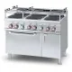 Heavy-Duty Electric Stove with Integrated Oven