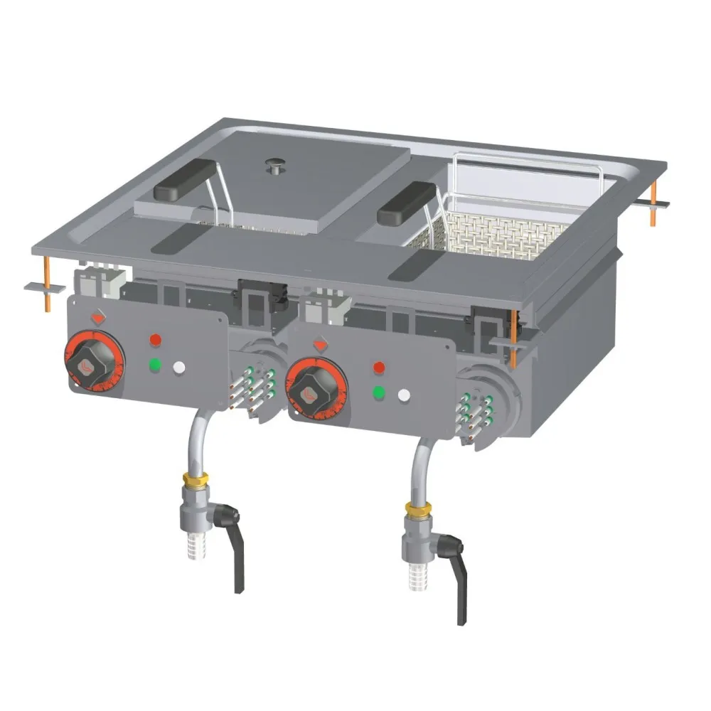 Heavy-Duty Electric Fryer with Dual Tanks