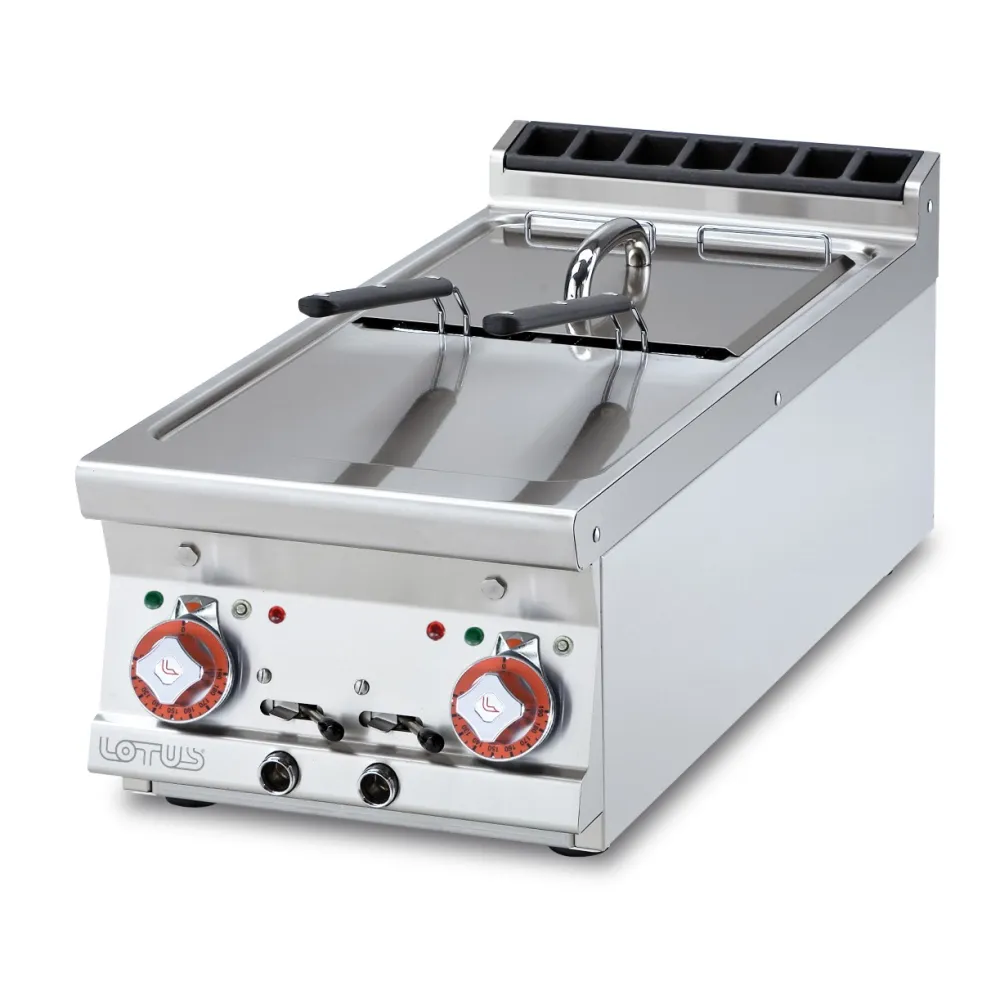 Commercial-Grade Electric Fryer - Dual Basket Design