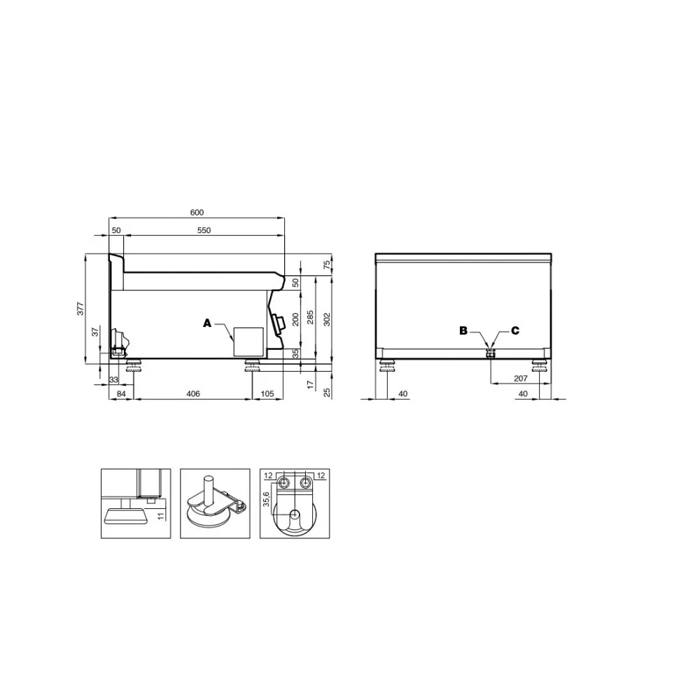 Friteuse Professionnelle F10T-63ETX - Idéale pour Yachts