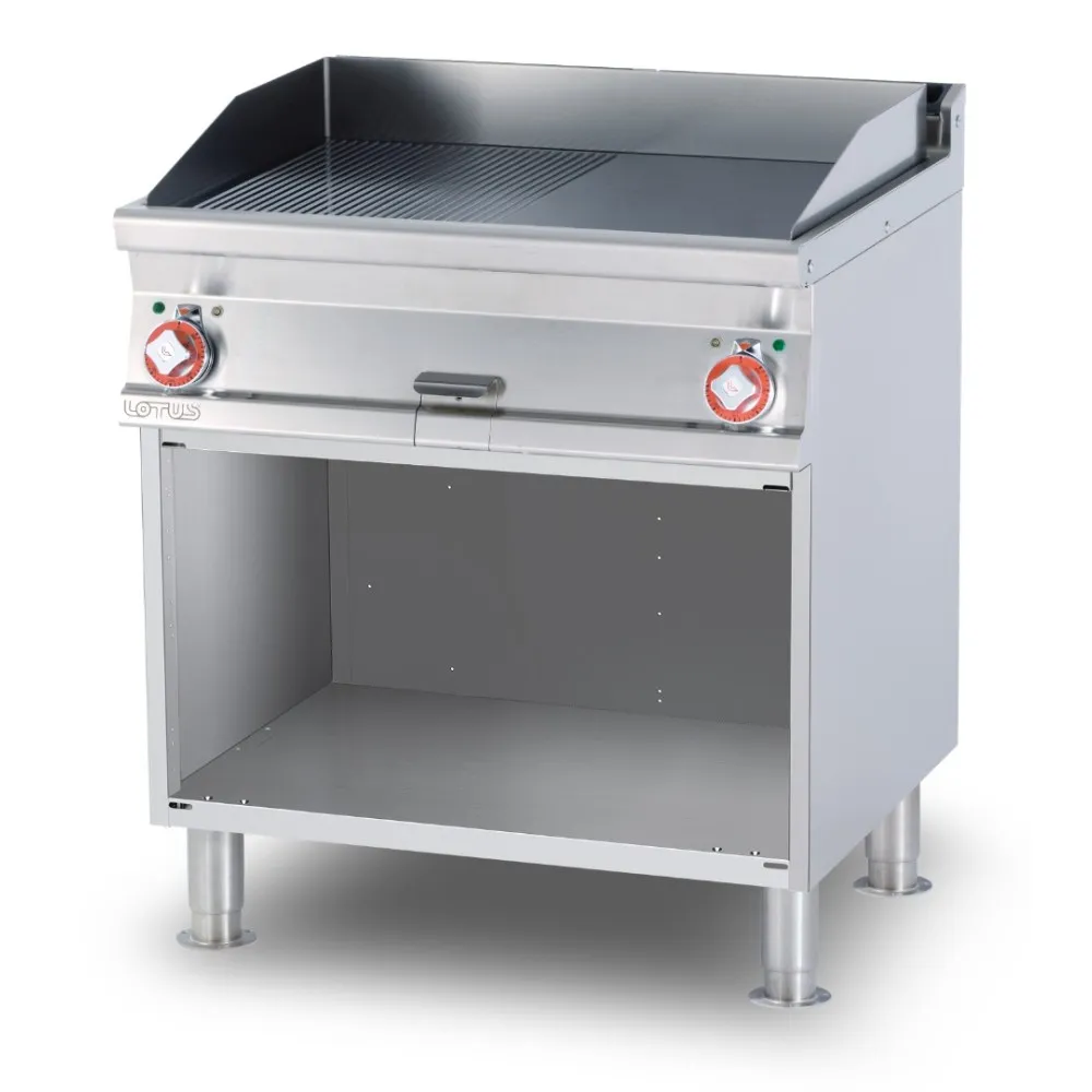 Electric Griddle with Open Cabinet - Versatile Cooking Solution