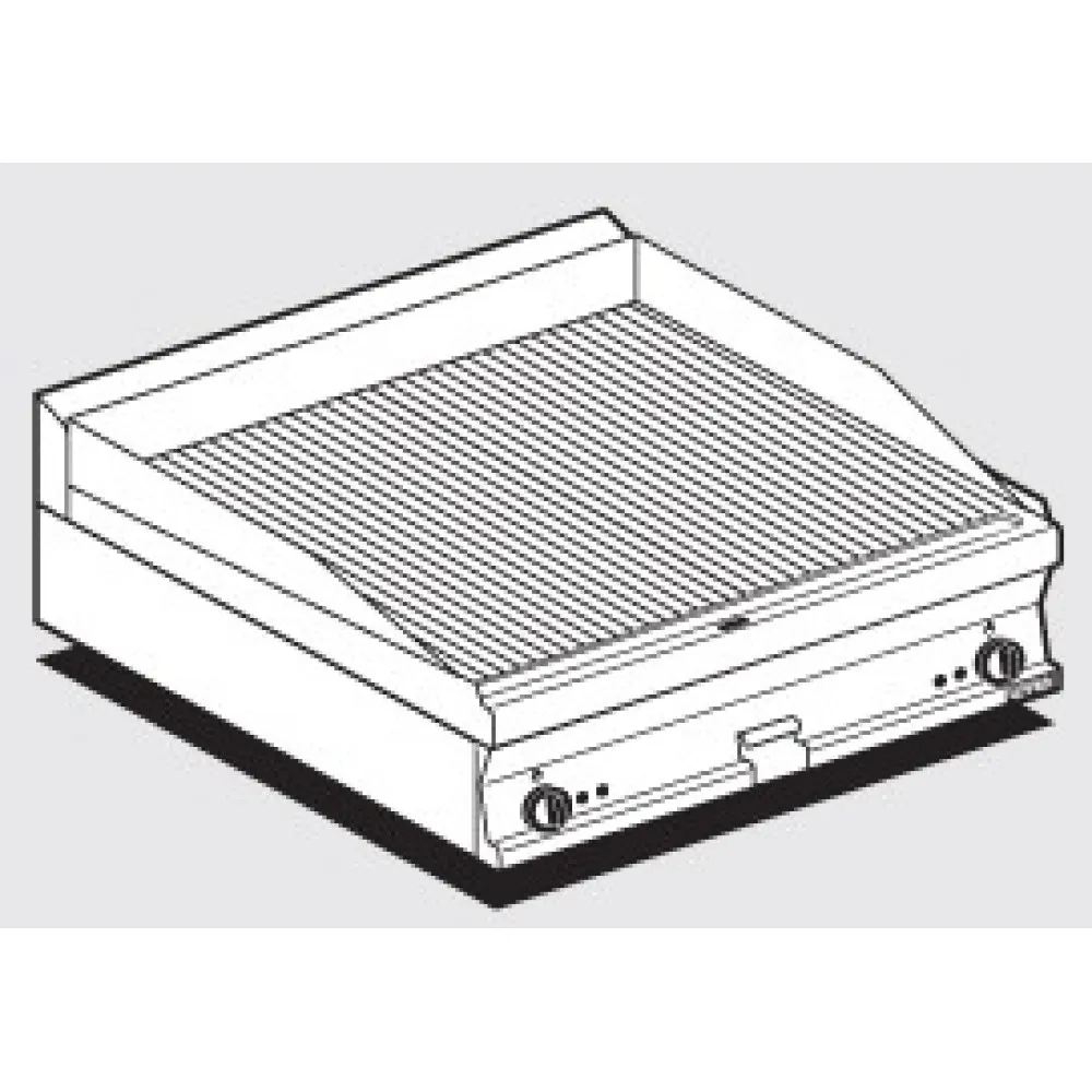 Griddle électrique FTRT-68ETX - Surface de friture avancée