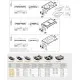 Ceramic Glass Boiling Hob PCCD-88ETX with Rolling Rack