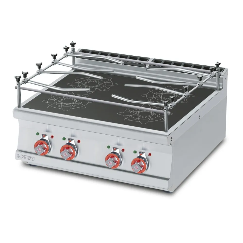 Heavy-Duty 4-Zone Induction Cooking System
