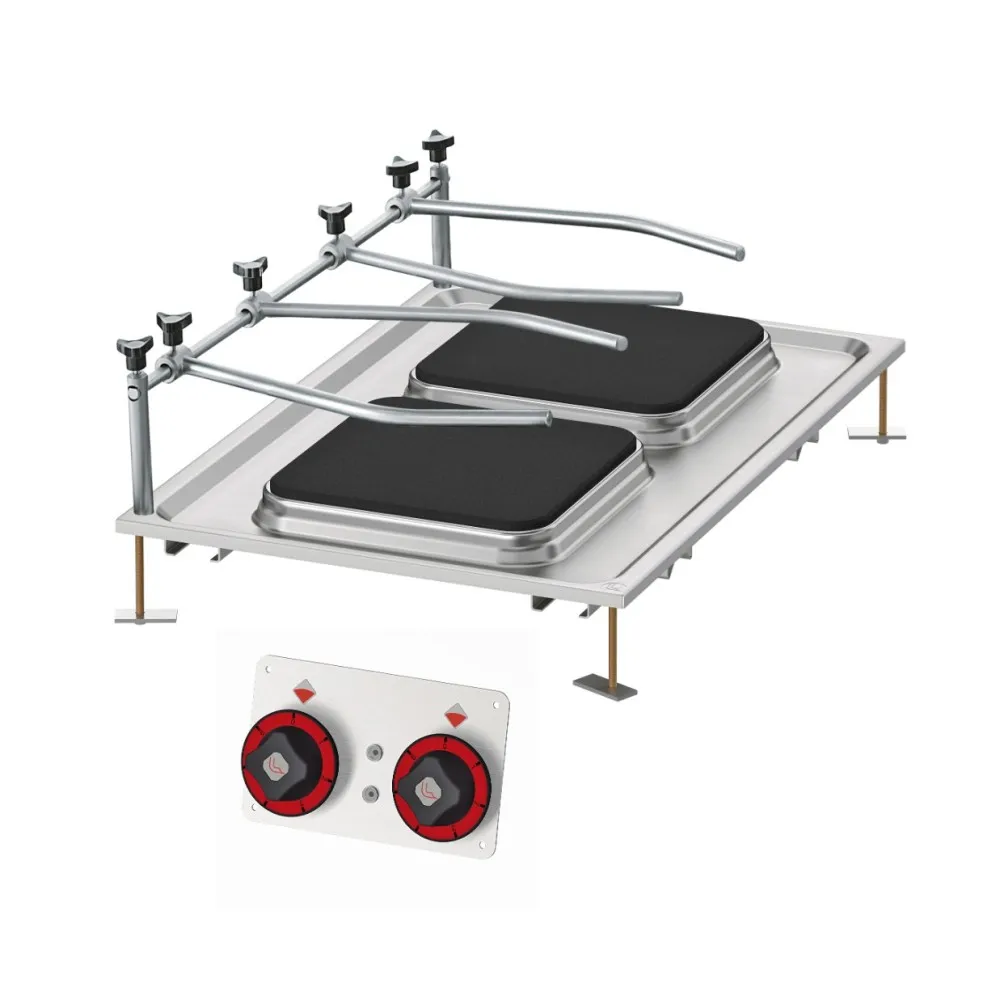 Table de cuisson électrique haut de gamme PCQD-64ETX Table de cuisson électrique haut de gamme PCQD-64ETX