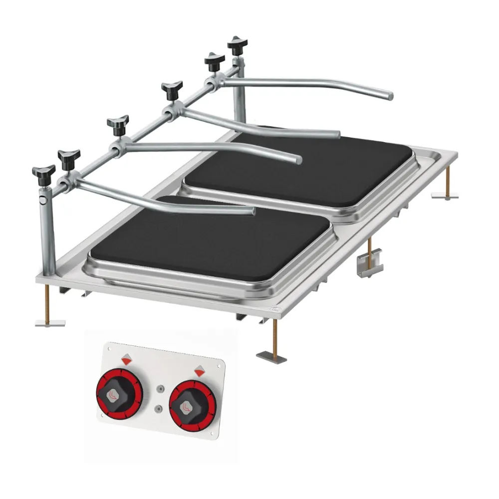 Cuisinière Électrique Professionnelle PCQD-84ETX