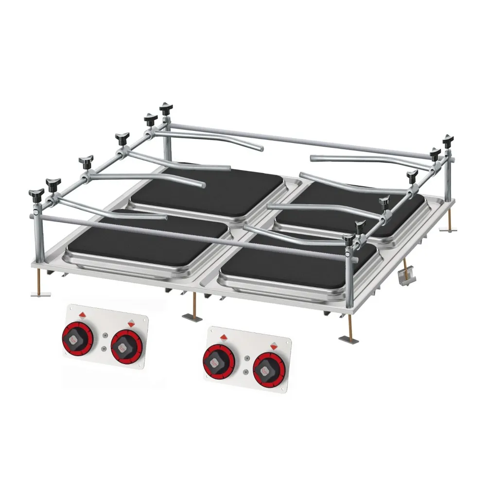 Marine-Grade Electric Boiling Hob with 4 Plates