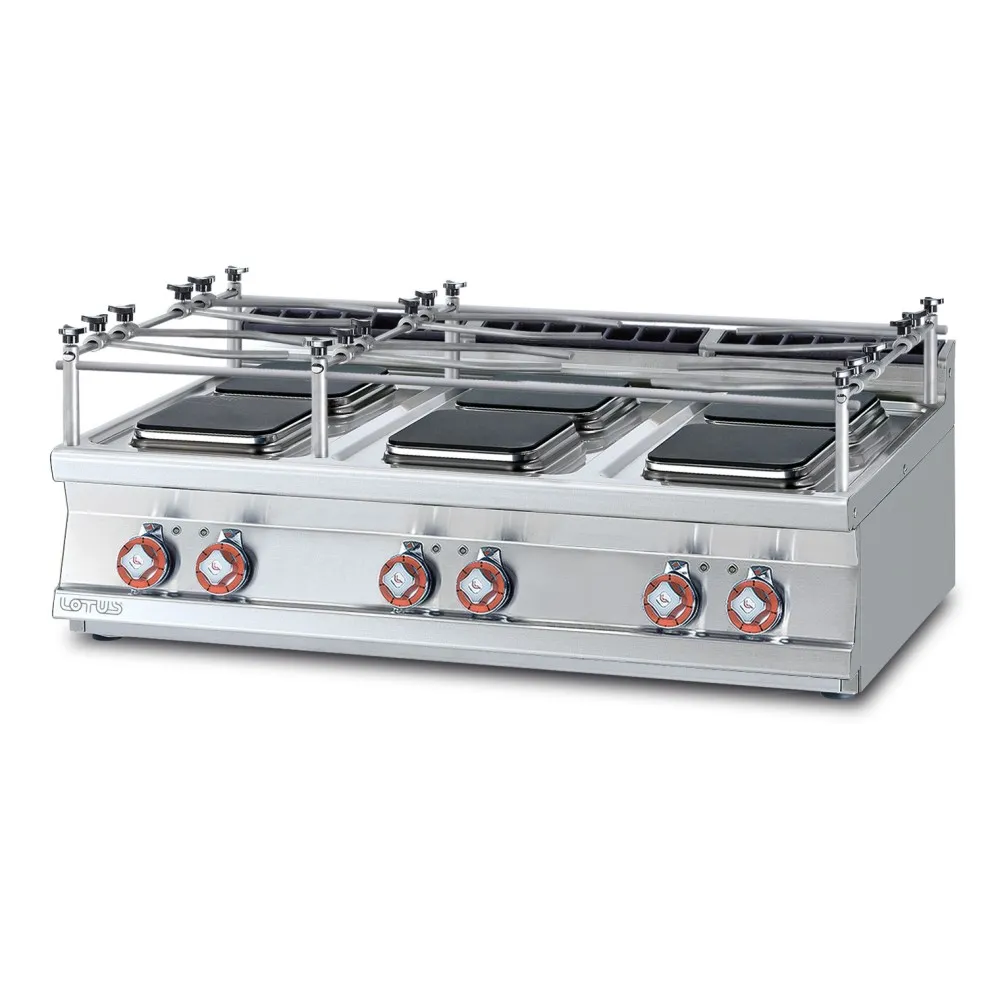 Marine-Grade 6 Plate Electric Cooktop