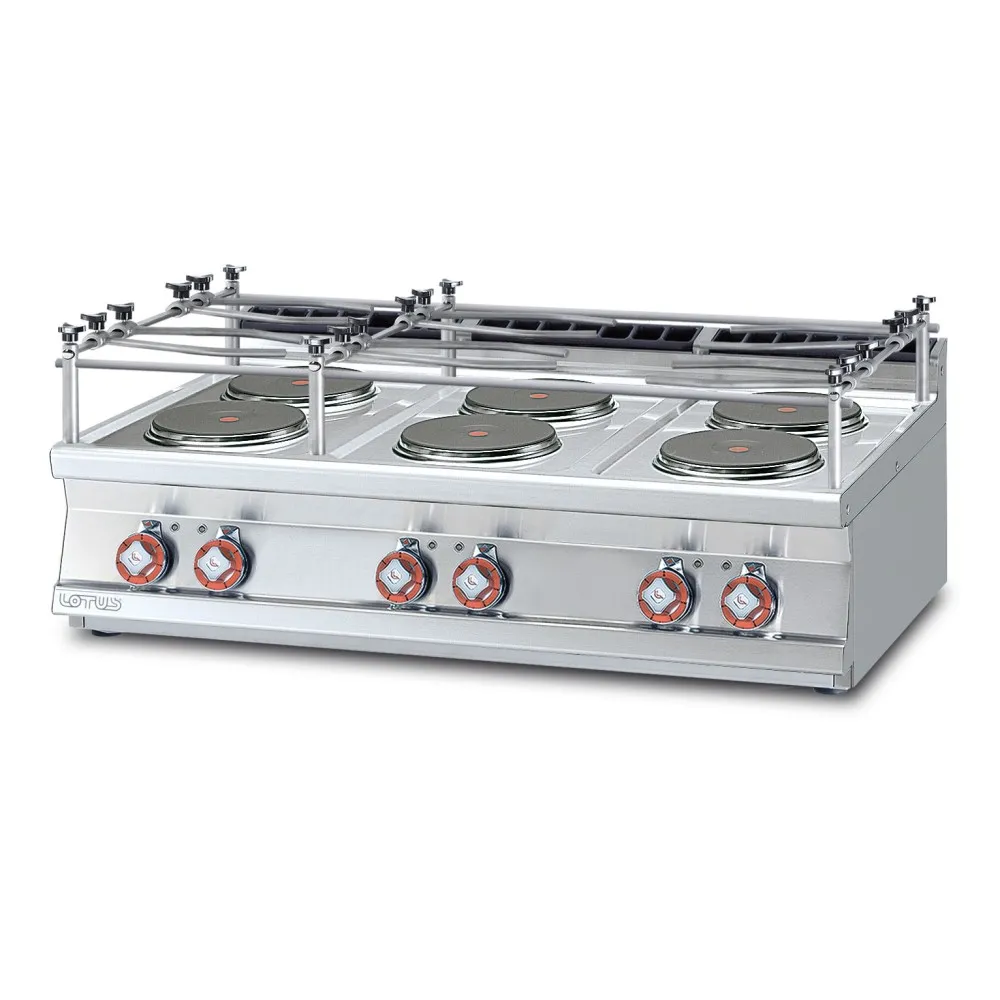 6-Plate Electric Cooking Hob for Marine Use PCT-712ETX