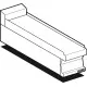 Comptoir marin PLT-62X en inox