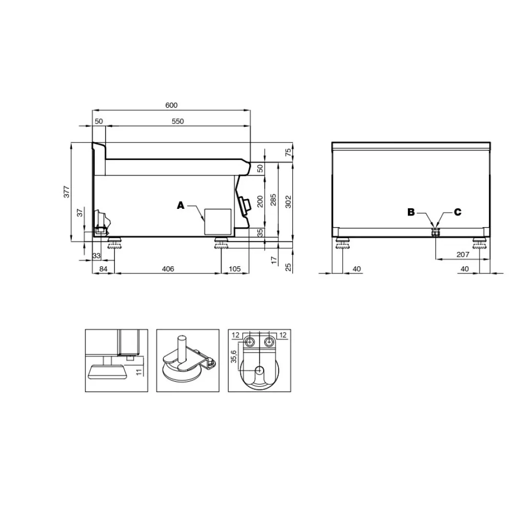 Grill Électrique Marine CWT-66ETX