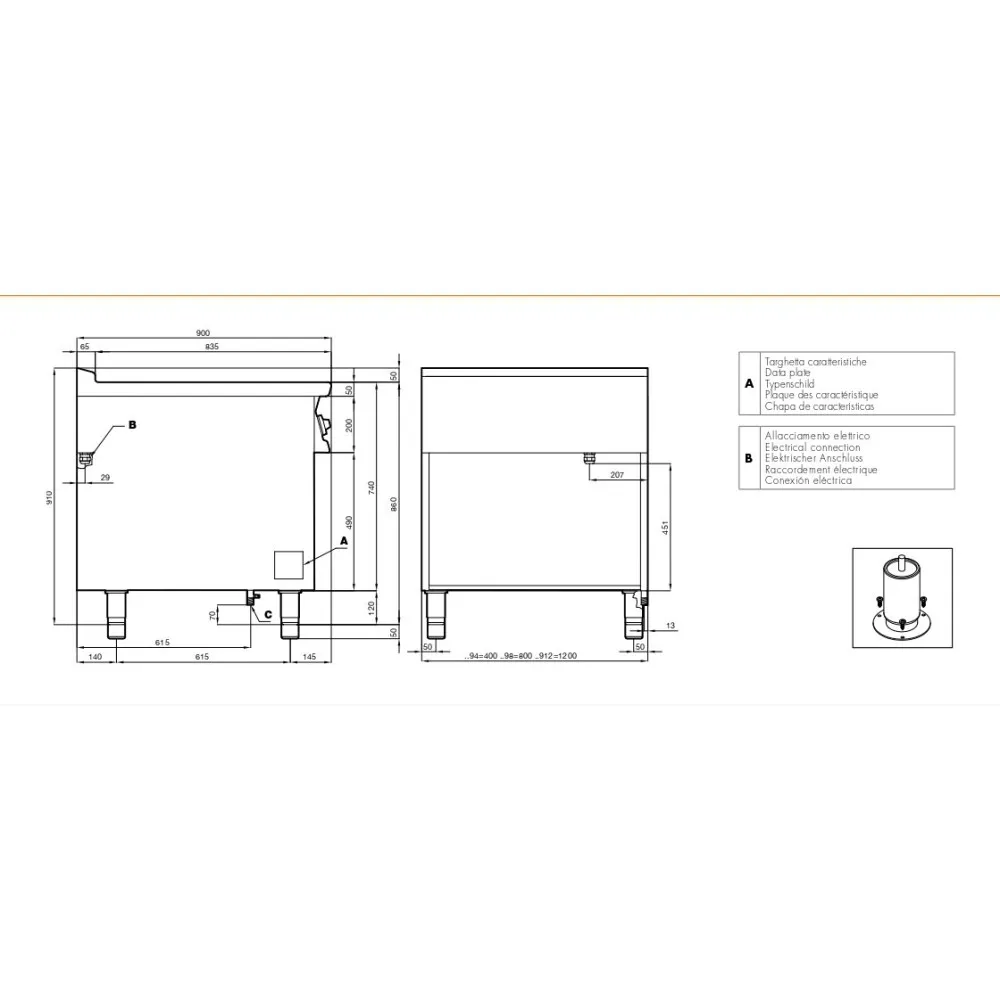 Heavy-Duty Electric Griddle for Marine Applications