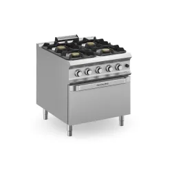 Gāzes plīts ar gāzes  cepeškrāsni 43.0 kW DOMINA PRO 900