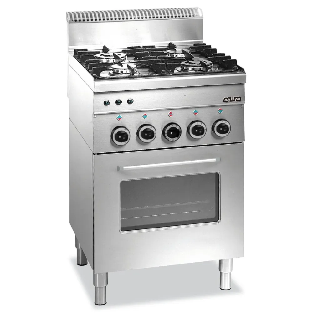 Gāzes plīts ar elektrisko cepeškrāsni un grilu 11.7+2.5 kW Gāzes plīts ar elektrisko cepeškrāsni un grilu 11.7+2.5 kW