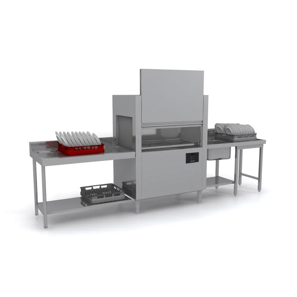 Edasiarendatud rack-konveier nõudepesumasin LTD821D